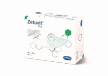 Zetuvit plus / Цетувит плюс - суперсорбирующая повязка, 10 х 10 см, 1 шт.