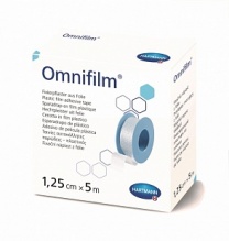 Omnifilm/Oмнифилм - фиксирующий пластырь из прозрачной пленки: 5 м х 1,25 см